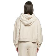 Sweatshirt à capuche côtelé court femme Urban Classics Oversized GT