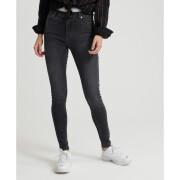 Jean taille haute skinny femme Superdry Superthermo