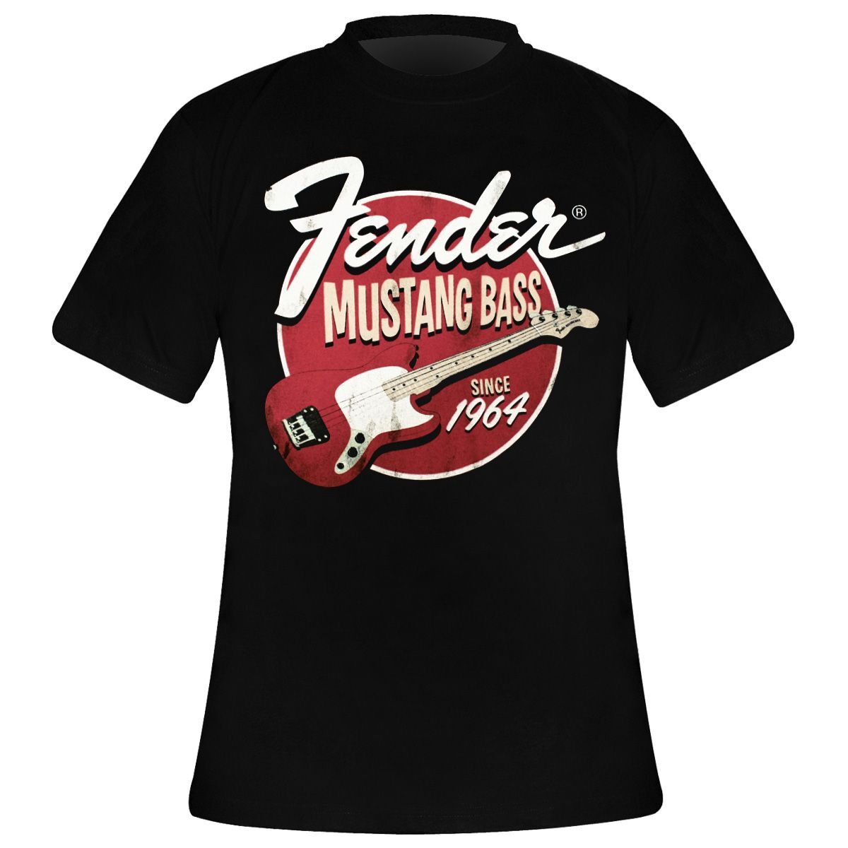 t-shirt fender mustang bass