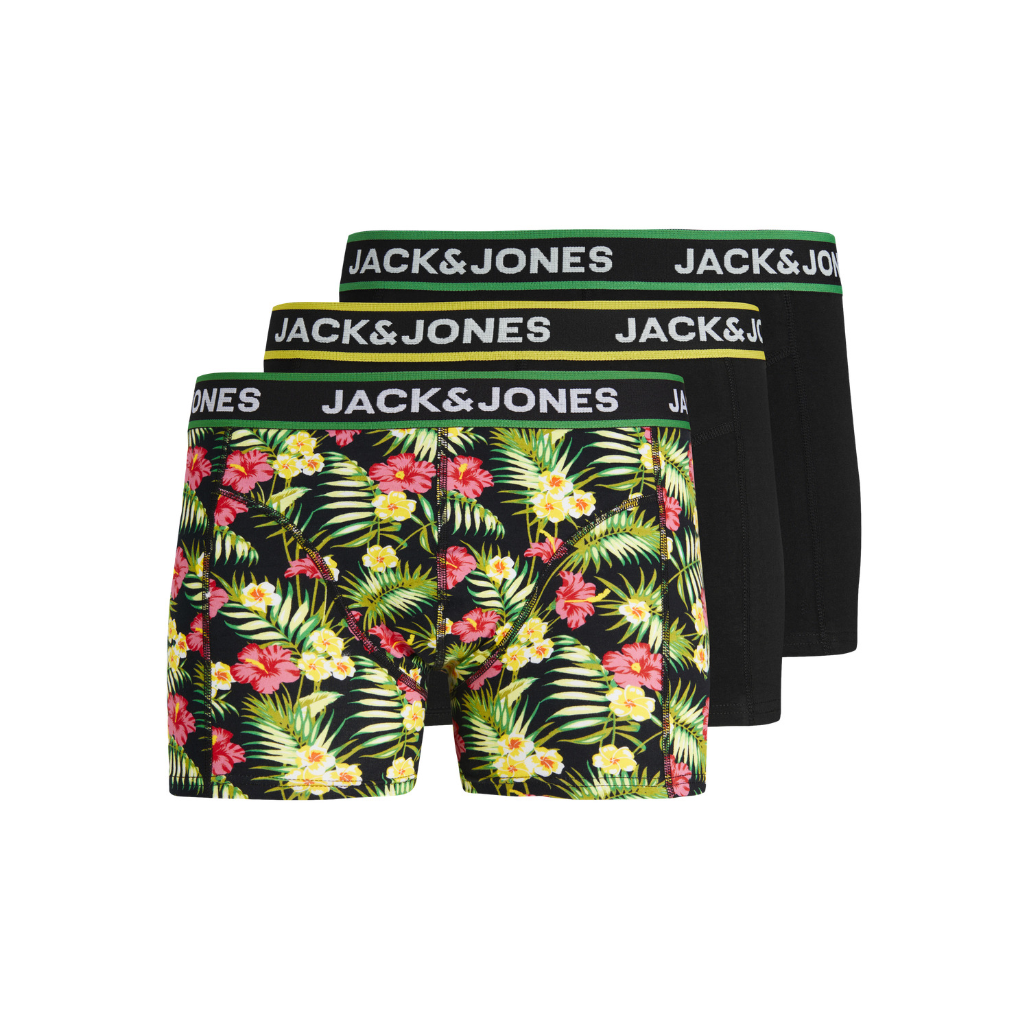 Boxer enfant Jack & Jones Pink Flowers (x3)