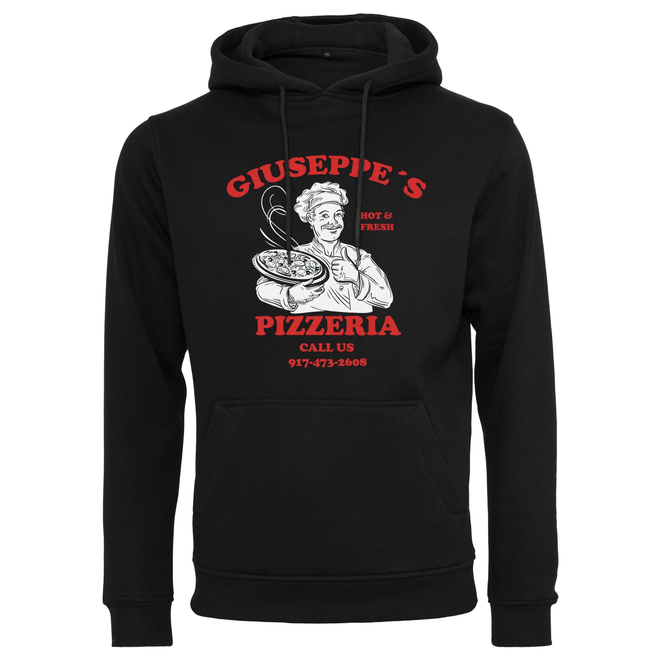sweatshirt à capuche mister tee giuseppe's pizzeria