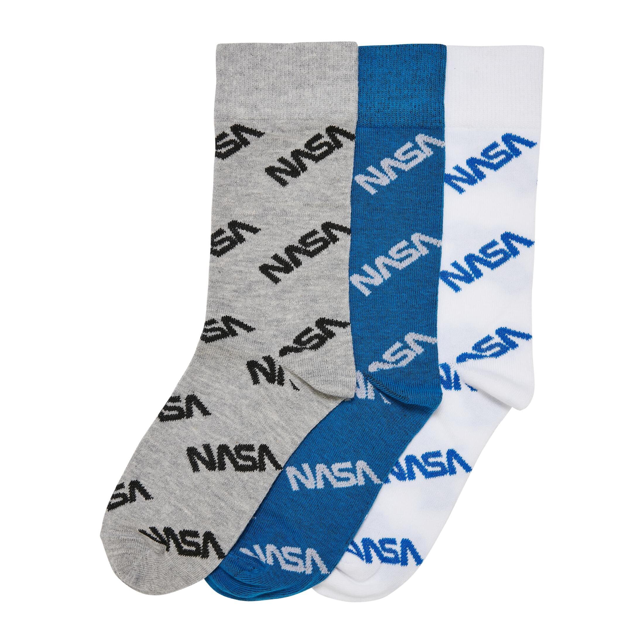 chaussettes mister tee nasa allover (x3)