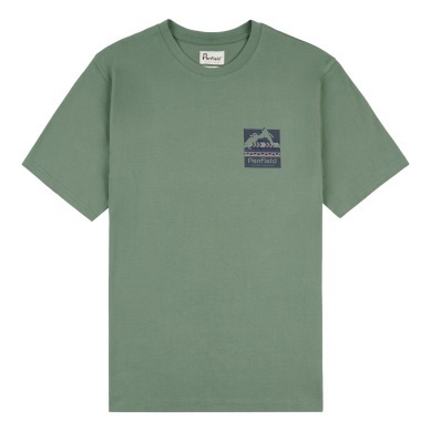 t-shirt penfield mountain filled back graphic