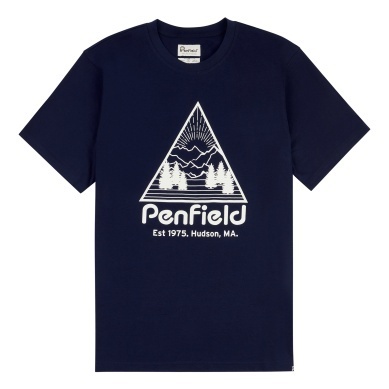 t-shirt penfield triangle mountain graphic