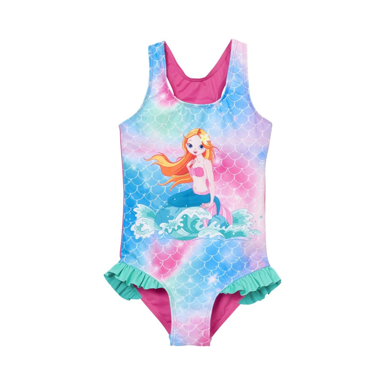 maillot de bain 1 pièce avec protection uv bébé playshoes mermaid