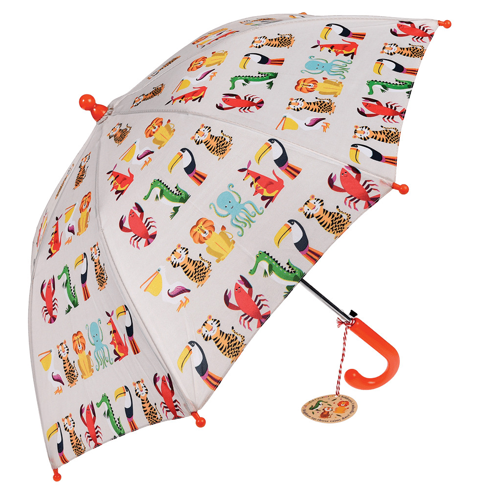 parapluie enfant rex london colourful creatures