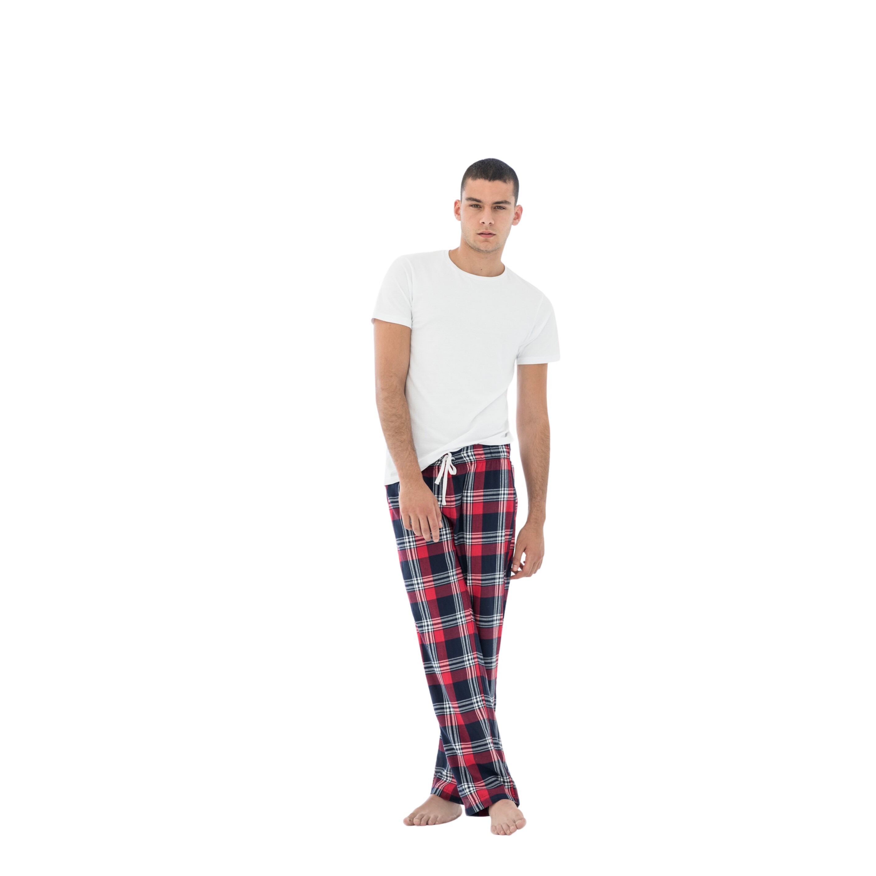 pantalon de pyjama motif tartan skinni fit