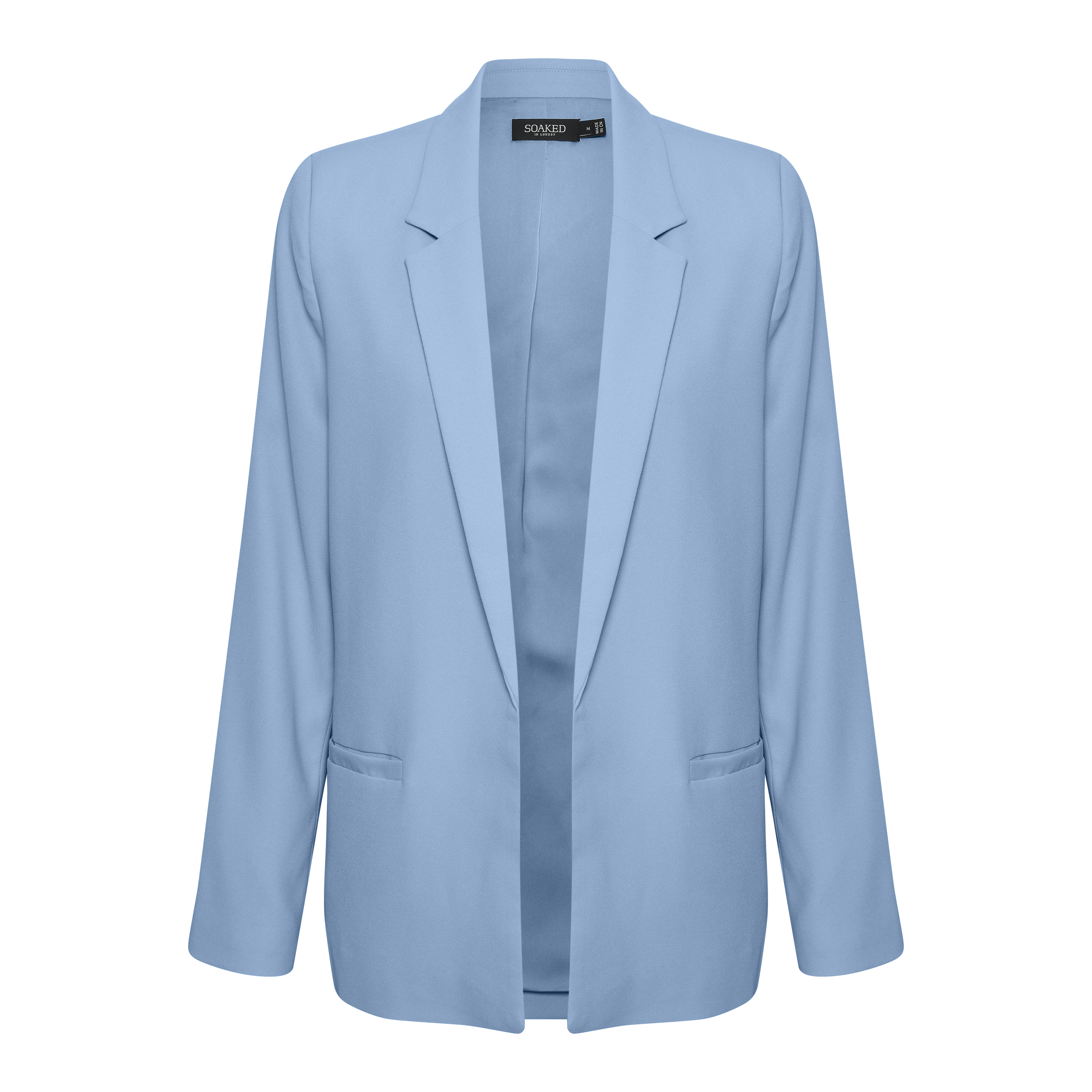 blazer manches longues femme soaked in luxury shirley