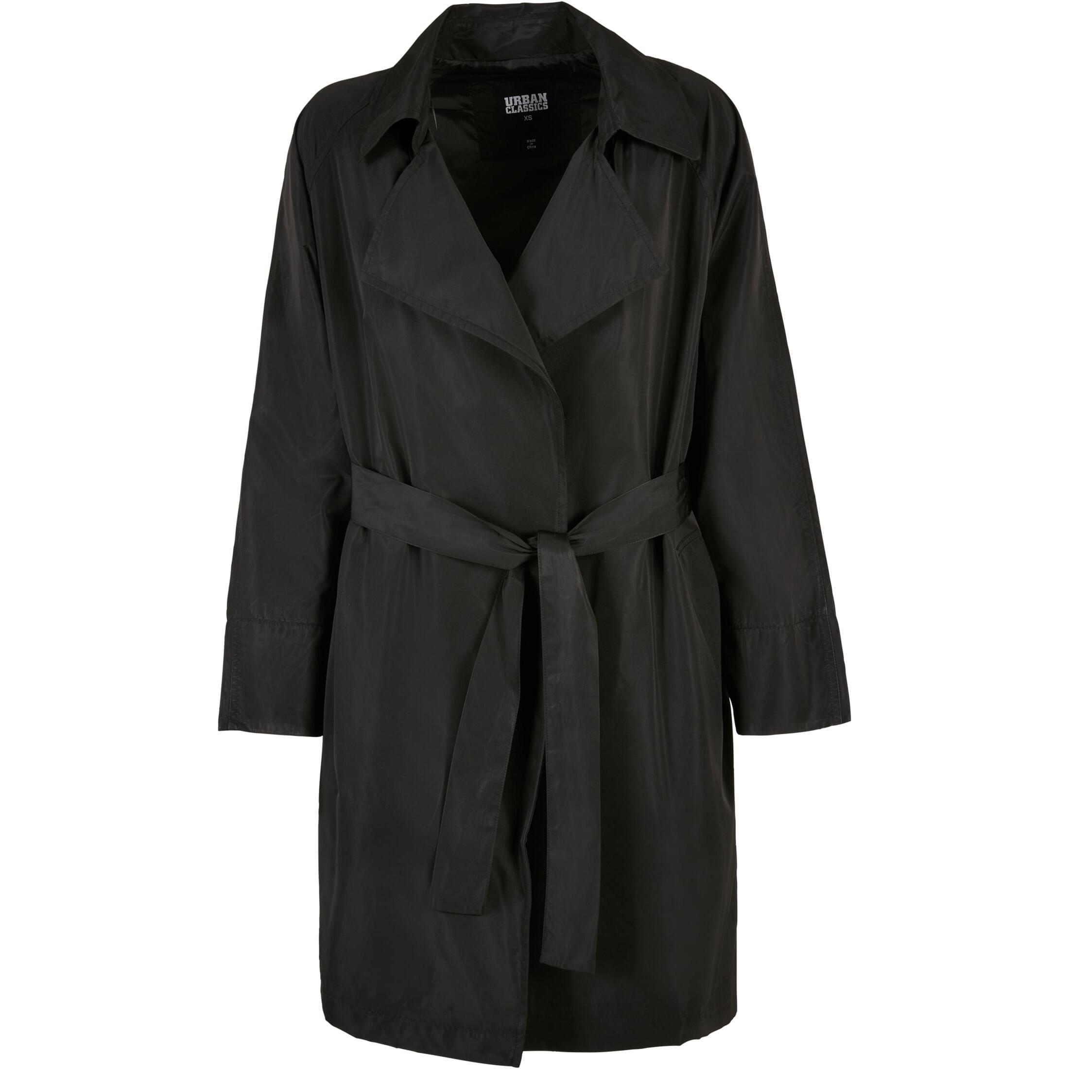 manteau en nylon froissé femme urban classics minimal trench coat
