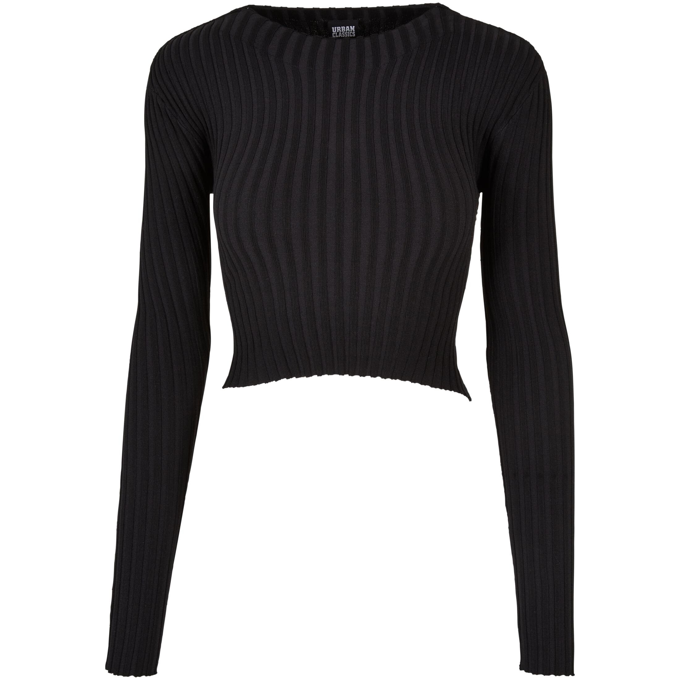 pullover court tricot côtelé à dos torsadé femme urban classics